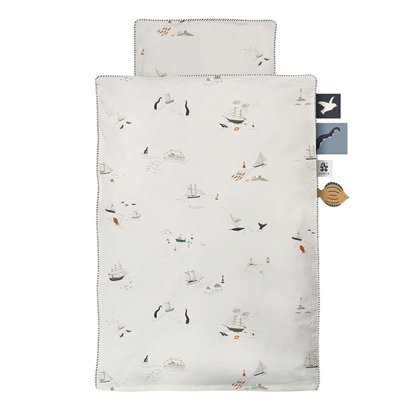 Bed Linen Set In Seven Seas from Sebra