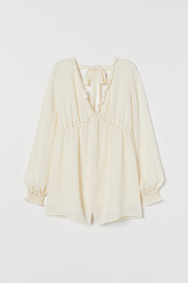 Frill-Trimmed Playsuit from H&M