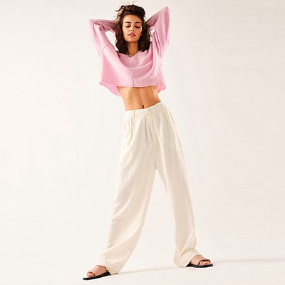 White Trousers from Free People 