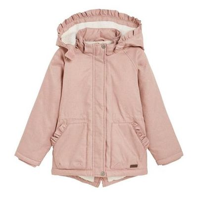 Hooded Pink Parka Jacket from Newbie