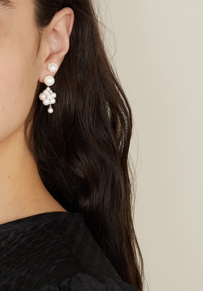Botticelli Pearl Earrings from Sophie Bille Brahe
