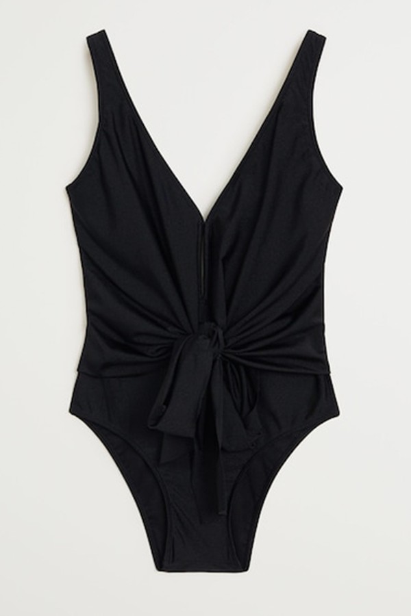 Wrapped Belt Swimsuit from Mango