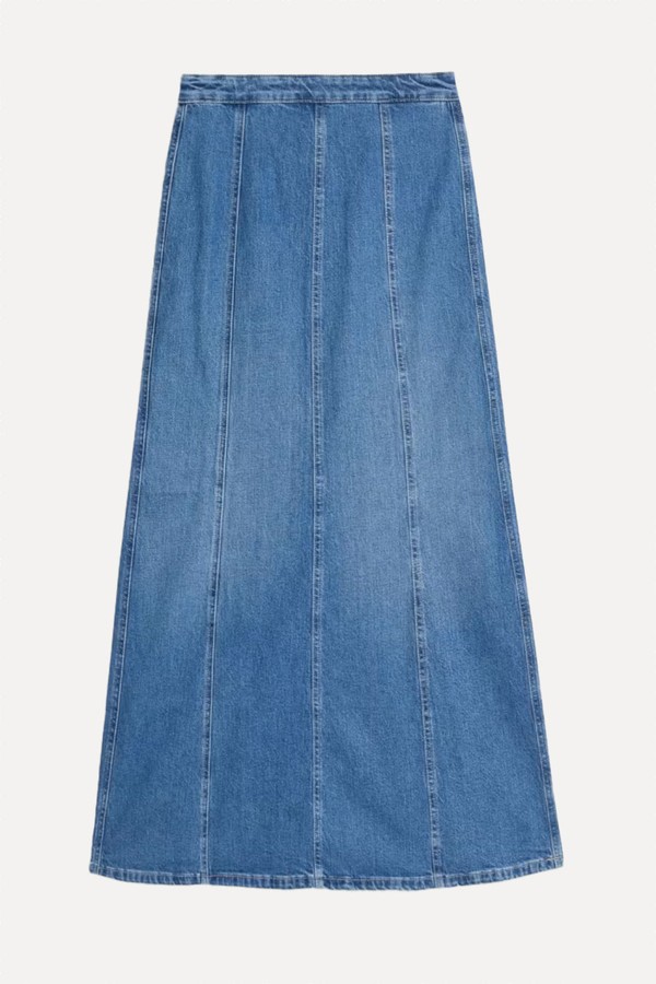 Denim Maxi Skirt from Marks & Spencer