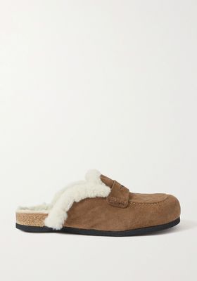Shearling-Lined Suede Slippers, £450 | JW Anderson