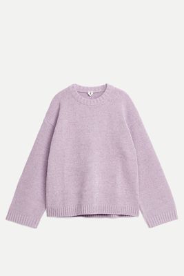 Relaxed Cotton Blend Jumper from ARKET