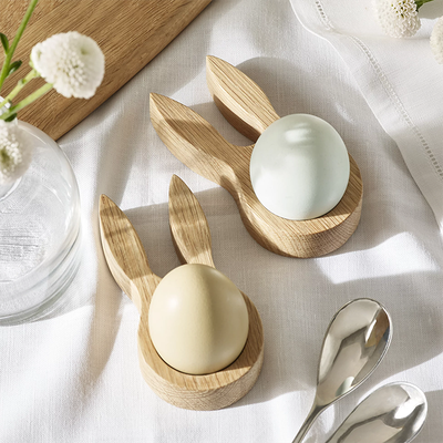 Bunny Wooden Egg Holder, £16 | The White Company