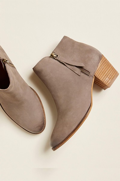 Acorn Zip Ankle Boots