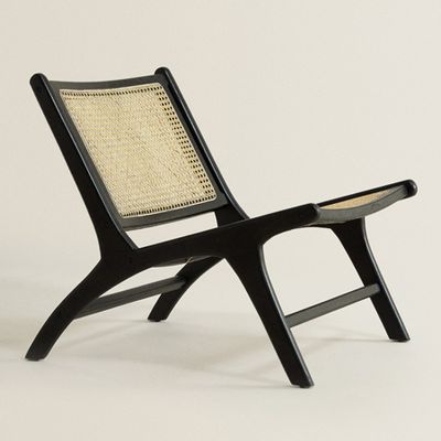 Teak And Rattan Chair from Zara Home