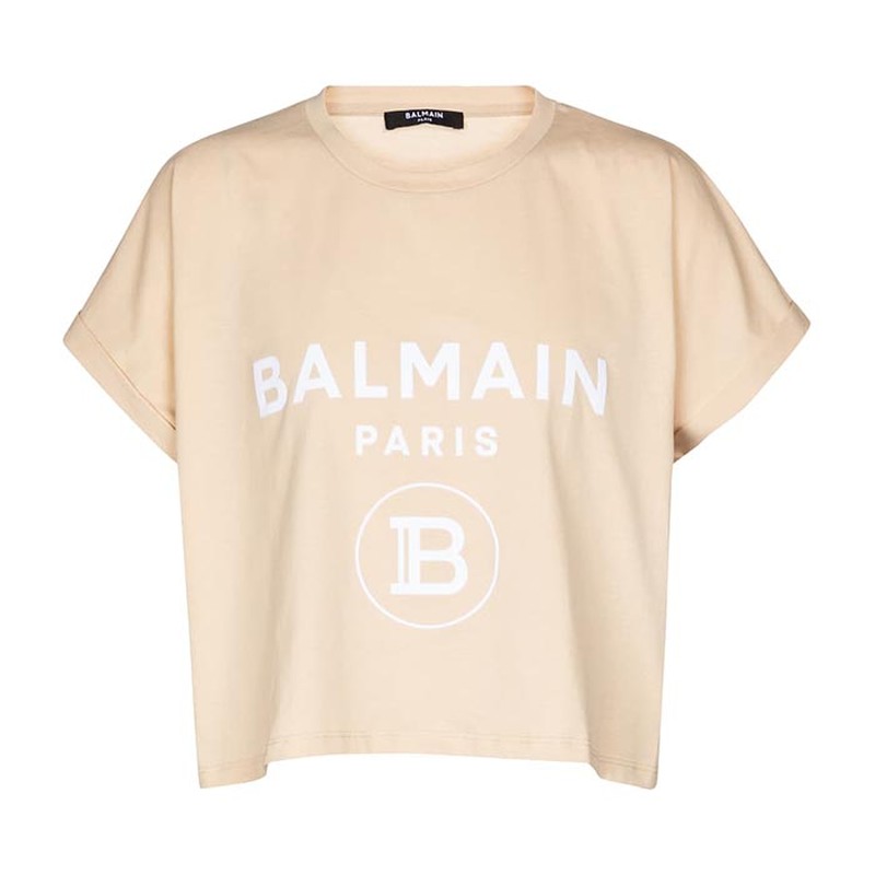 Logo Cotton Jersey T-Shirt from Balmain