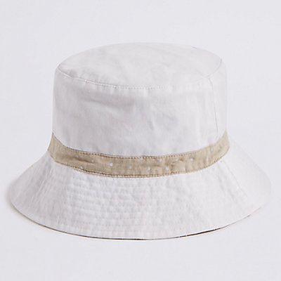 Stripe and Spot Summer Hat from M&S