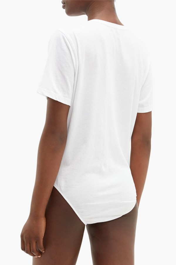 Round Neck Cotton-Jersey Bodysuit from Summa