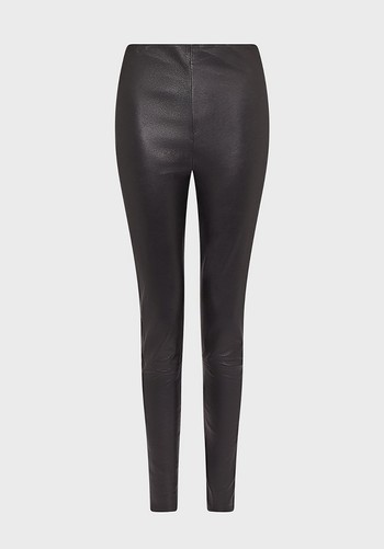 Stretch Leather Legging