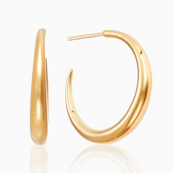 Gold Graduated Hoops from Otimberg
