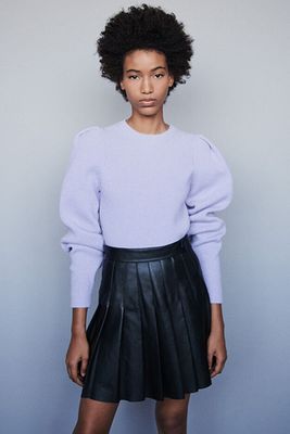 Wool Sweater With Balloon Sleeves from Maje
