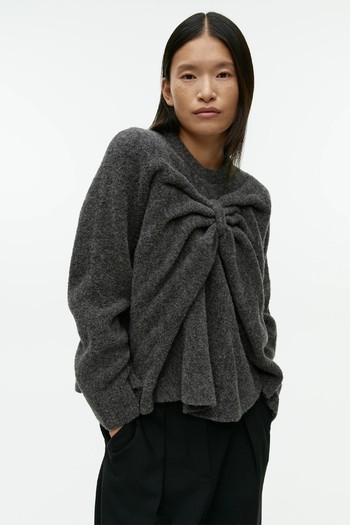 Bow Wool Jumper 