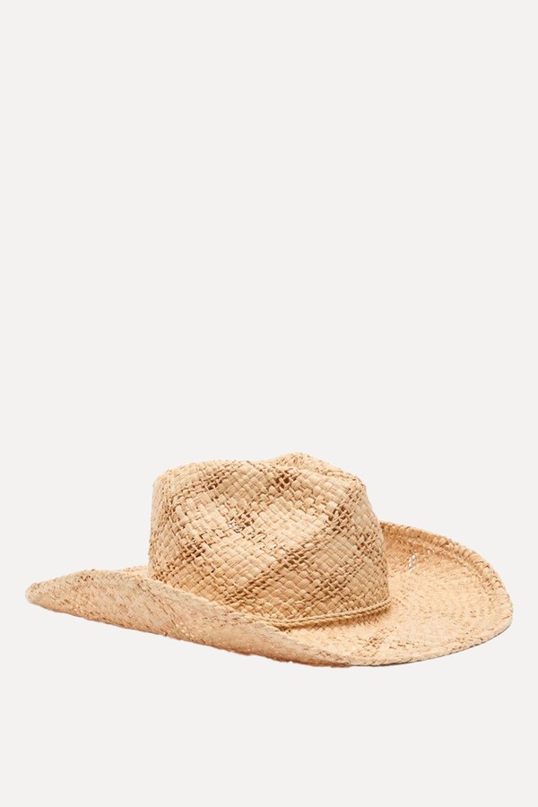 Sundance Raffia Straw Hat from LACK OF COLOR