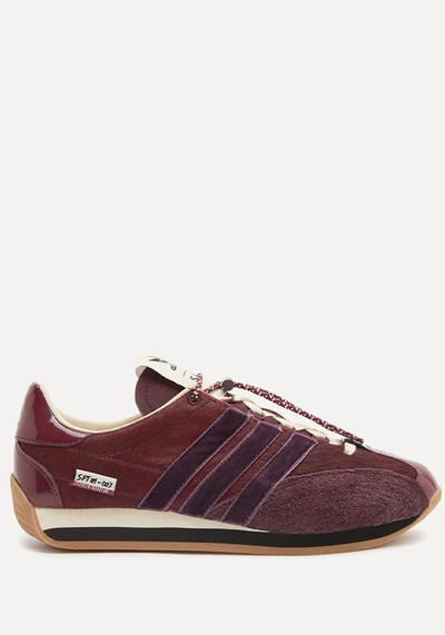 Country OG Panelled Calf Hair Sneakers*