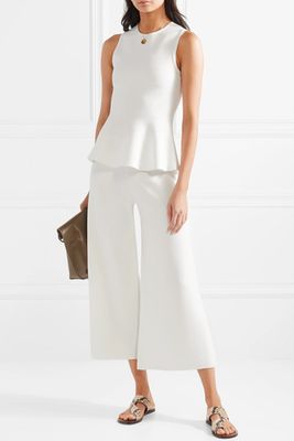 Henriet Stretch Knit Culottes from Theory