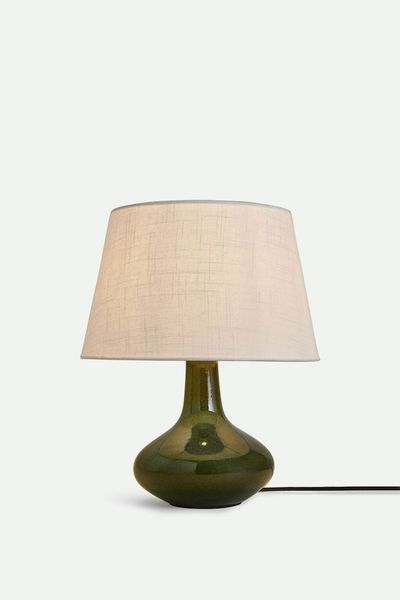Curved Ceramic Table Lamp