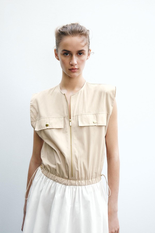 Matching Poplin Dress from Zara