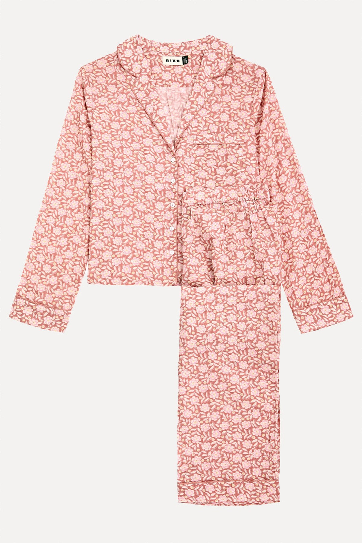 Austin Floral-Print Pyjama Set from RIXO