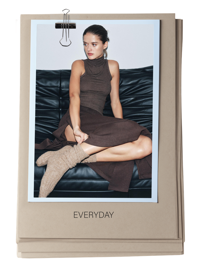 Tall Ribbed Socks from Zara