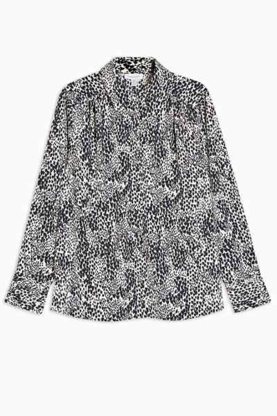 Black & White Animal Print Shirt