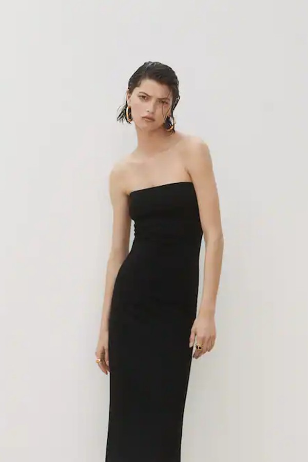 Strapless Dress from Mango