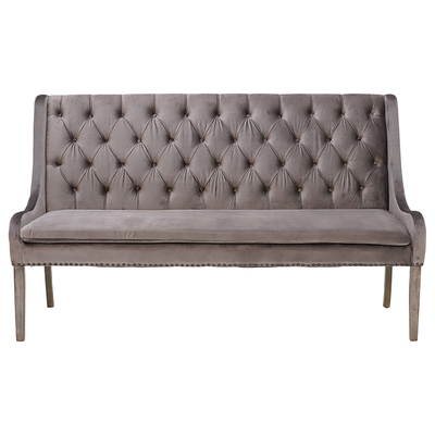 Ophelia Button Back Velvet Bench from Barker And Stonehouse