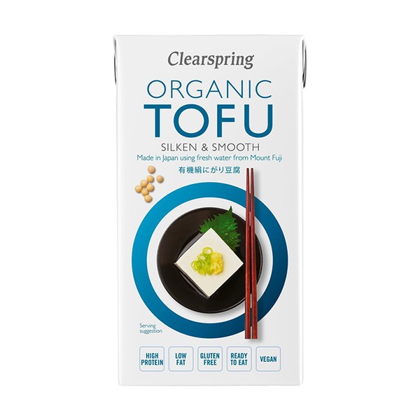 Organic Japanese Silken & Smooth Tofu from Clearspring