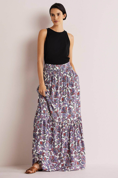 Grace Crinkle Maxi Skirt from Boden