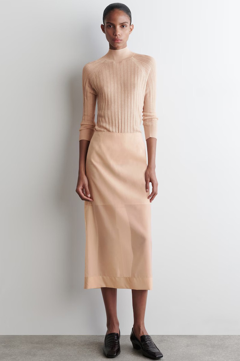 Sheer Column Skirt from COS