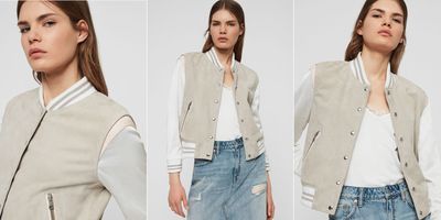 Keiko Suede Bomber Jacket, £318