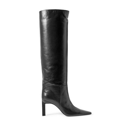 Vitto Leather Knee Boots from The Attico