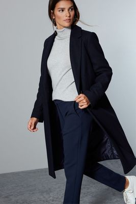 Wool Single Breasted Coat from Autograph