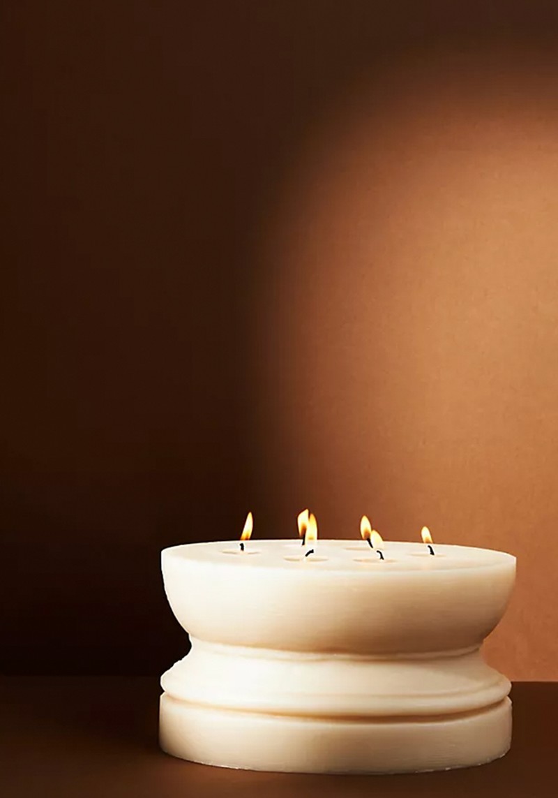 Moulded Wax Candle from Anthropologie