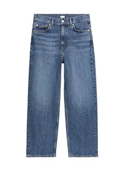 Straight Cropped Stretch Jeans from Arket