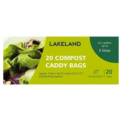 20 Compostable Compost Bin Caddy Bags from Lakeland