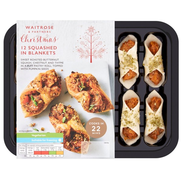 12 Butternut Squash In Blankets from Waitrose