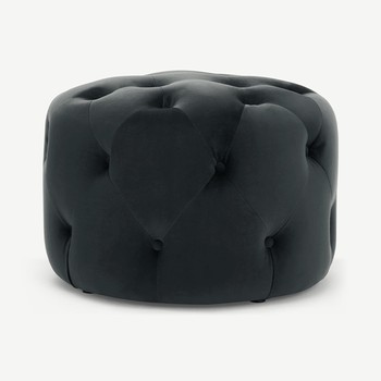 Hampton Small Round Pouffe