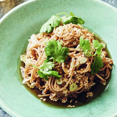 Brown Crab, Sesame Noodles & Ponzu