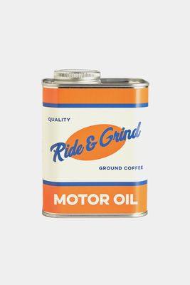 Motor Oil Ground Coffee from Rise & Grind