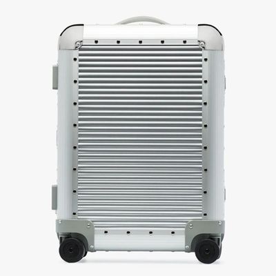 Silver Tone Bank Spinner 58 Suitcase from Fpm – Fabbrica Pelletterie Milan
