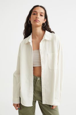 Oversized Corduroy Shirt from H&M