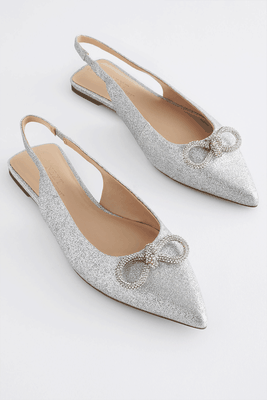 Forever Comfort® Bow Slingback Flats from Next