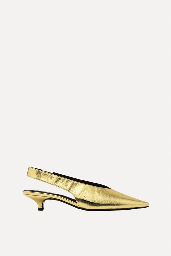 high-heel slingback shoes from High-Heel Slingback Shoes, £119 | Massimo Dutti