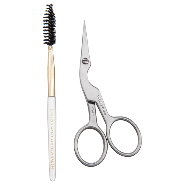 Brow Shaping Scissors And Brush from Tweezerman