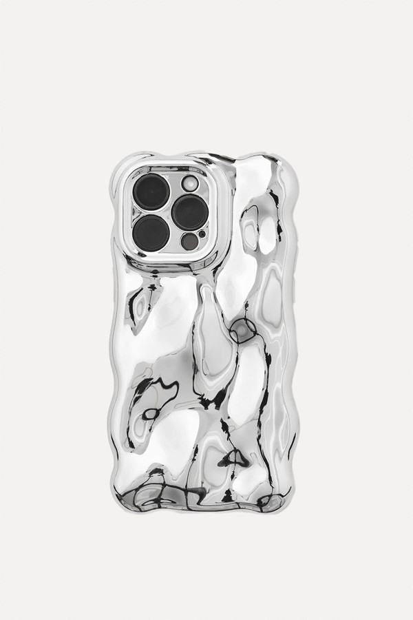 Silver Bubble Phone Case from Not Another Bill