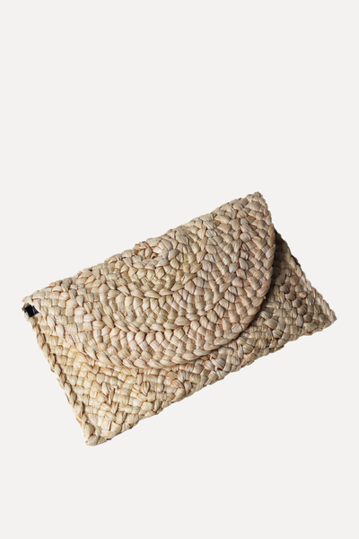 Straw Woven Clutch Bag