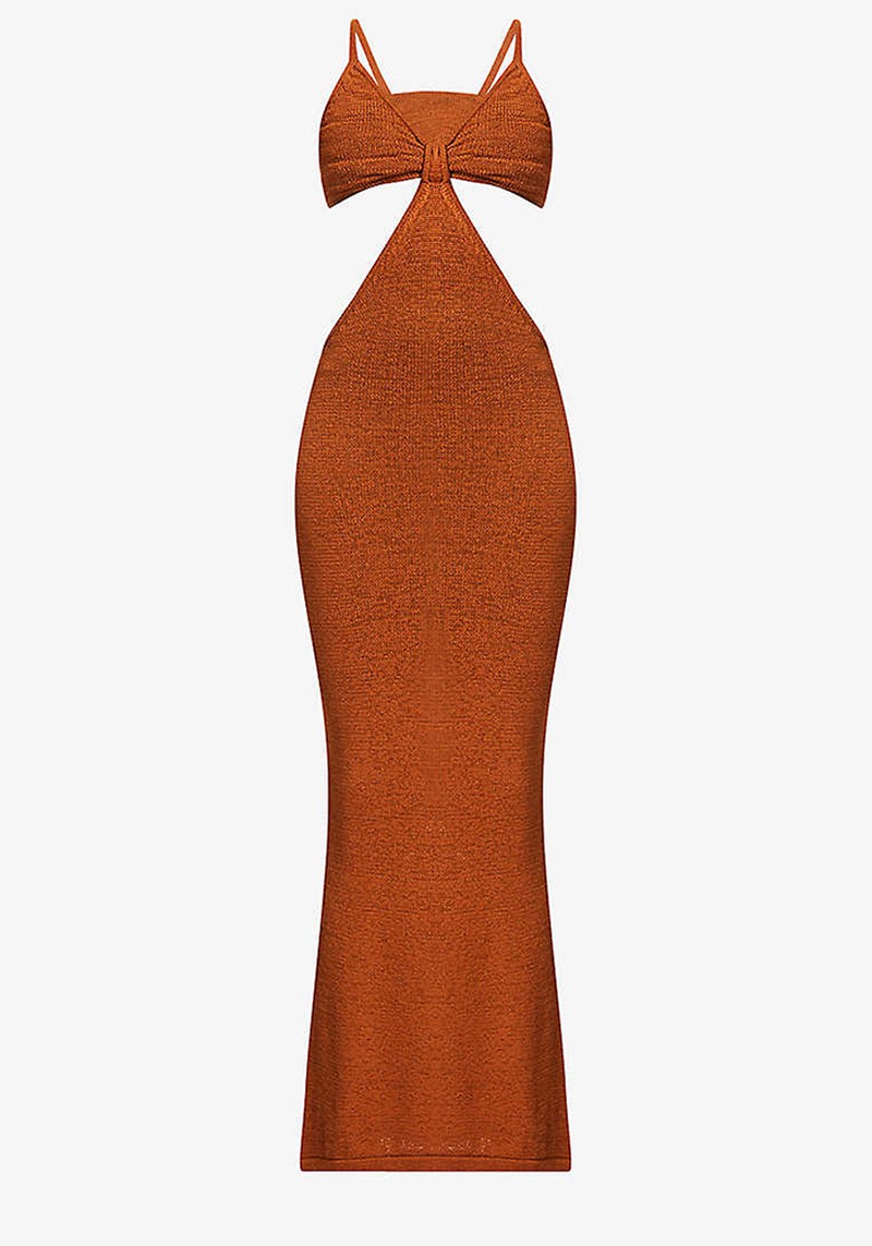 Serita Open-Panel Knitted Midi Dress from Cult Gaia